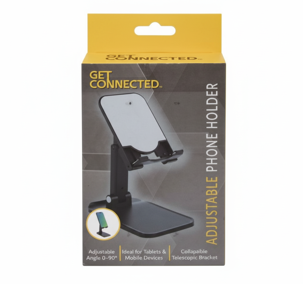 Mobile Phone Holder and Stand - Adjustable