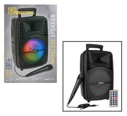 Wireless Speaker 37cm + Microphone And Remote