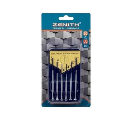 Precision Screwdriver Set - 6 Piece - Plastic Box