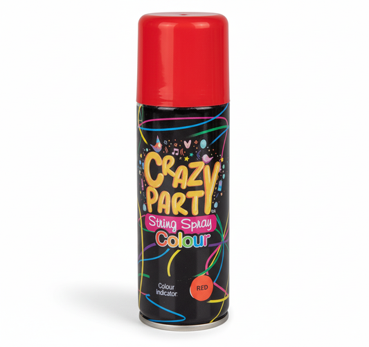 Party string Spray -  Red - 250ml