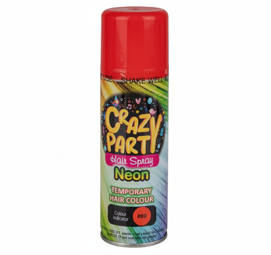Neon Party Hairspray - Red - 250ml