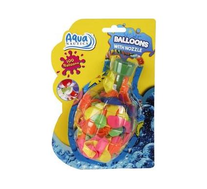 Water Balloons - 100 Pieces - Includes Nozzle