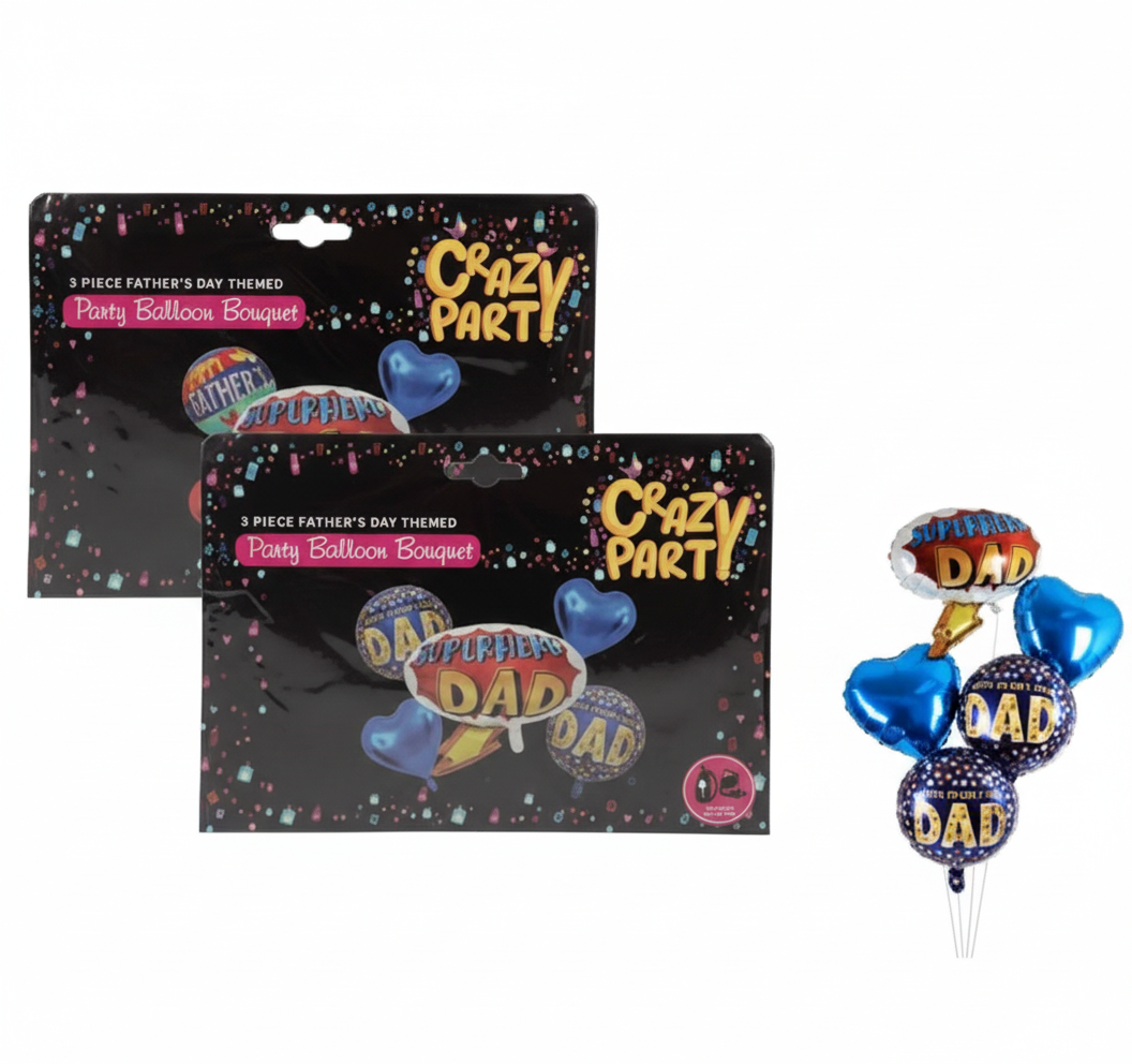 Father's Day Assorted Helium Balloons (5 Pieces)