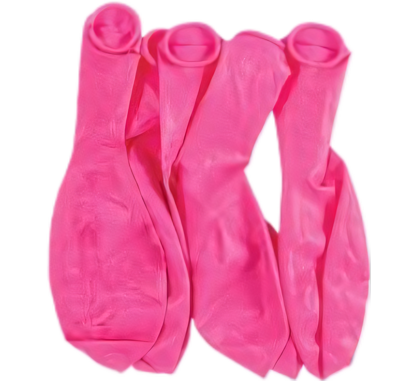 Pink Helium Balloons - 6 Pieces