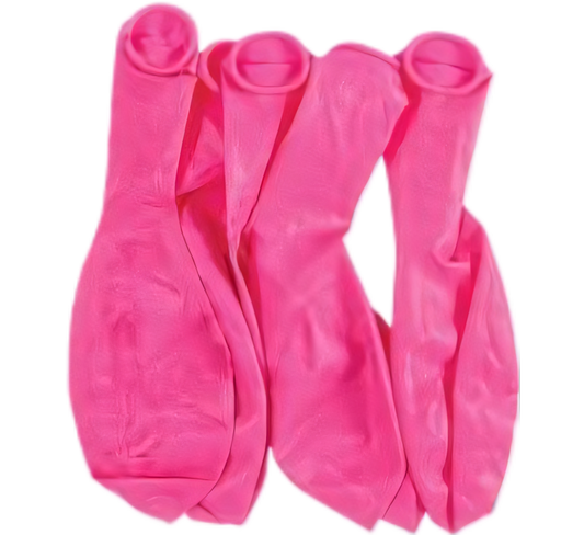 Pink Helium Balloons - 6 Pieces