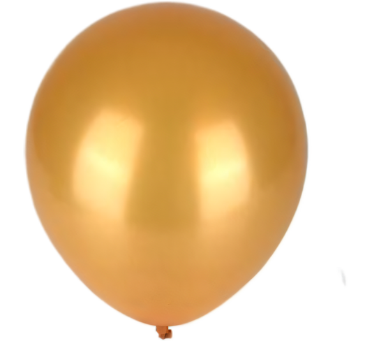 Gold Balloons Suitable for Helium (6 Pieces)
