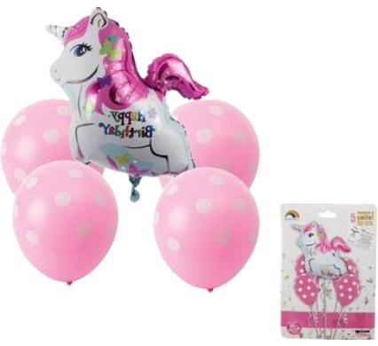 Balloon Bouquet Happy Birthday Unicorn