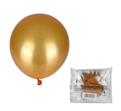 Balloons Helium - Gold - 12 Pieces