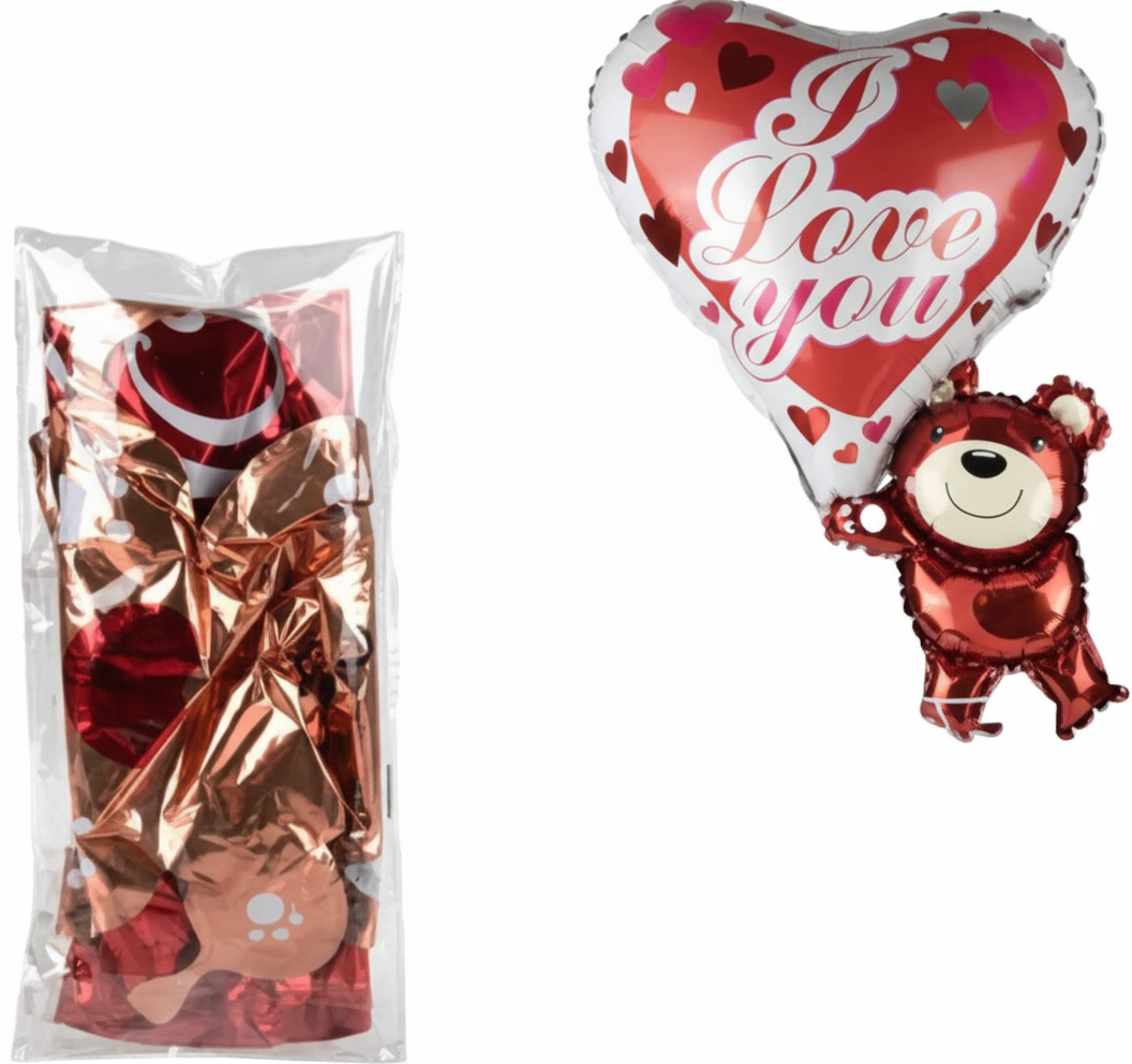 Air-Inflated Balloon Teddy Bear