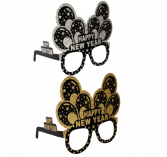 New Year Party Paper Glasses in Various Colours (6 Pieces)