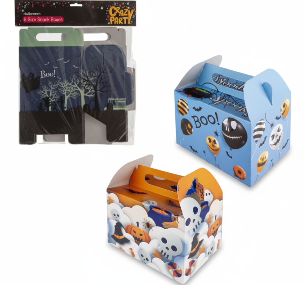 Halloween Party Loot Snack Box (6pce) - Assorted