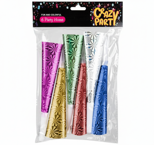 Party Horns - 6 Pieces