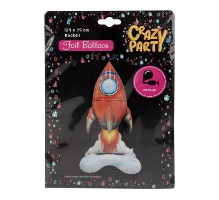 Balloon Foil Rocket - Rocket Shape