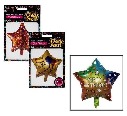 Balloon Helium Shape Happy Birthday - 45 cm