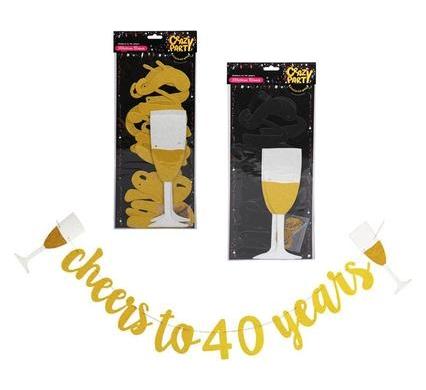 Party Banner Milestone 3 Meter No-40