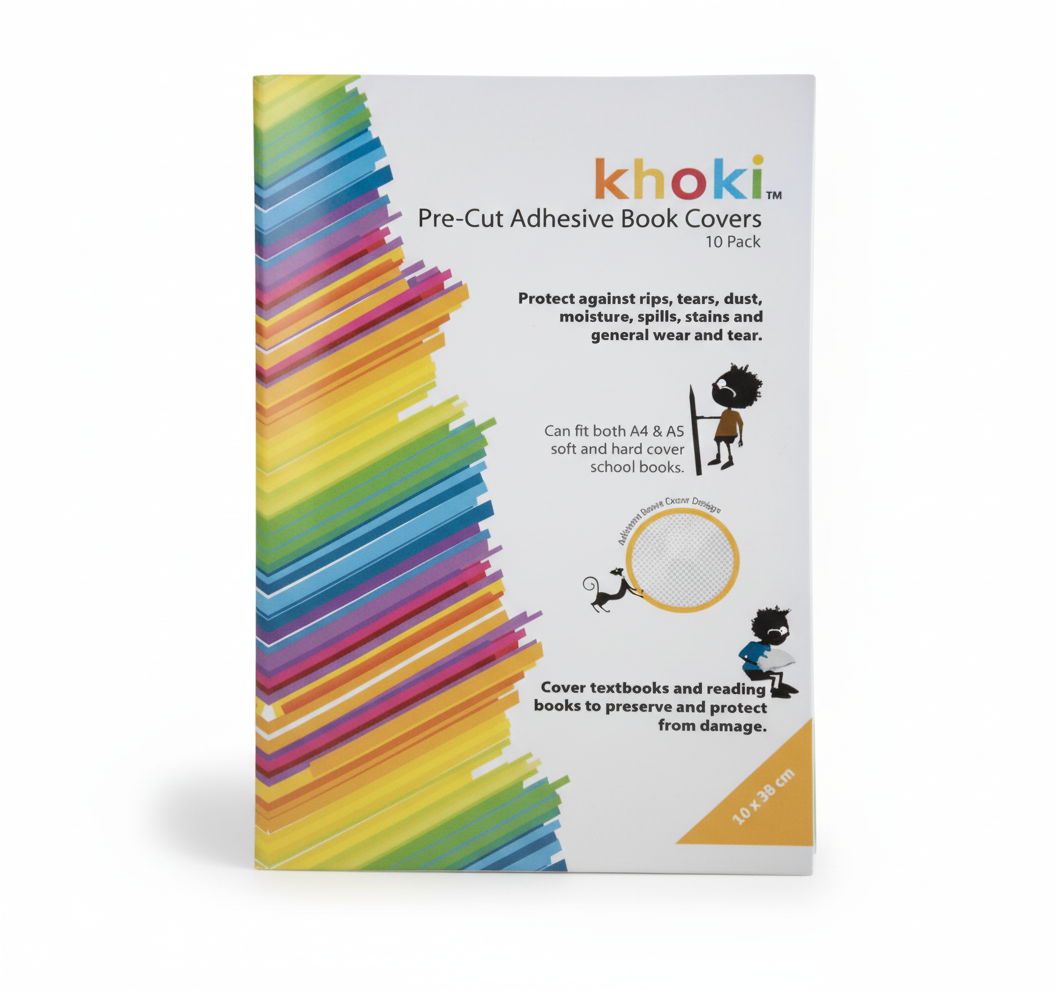 Book Cover A4 Pre-Cut Adhesive 10pc