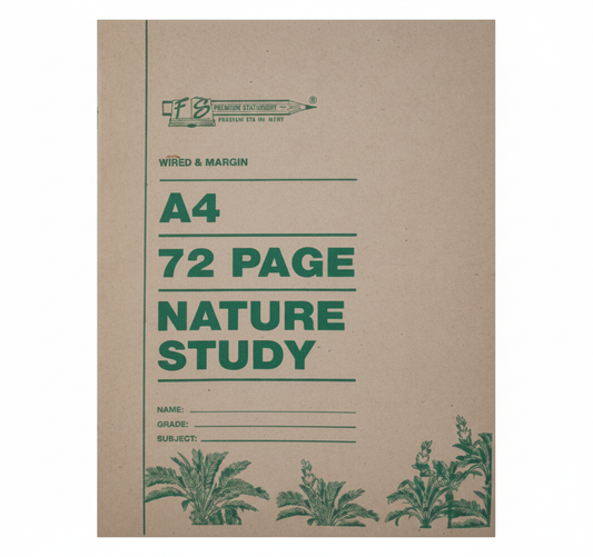 Book Soft Cover A4 - 72 Pages - Nature Study Irish with Margin - 20 Pack