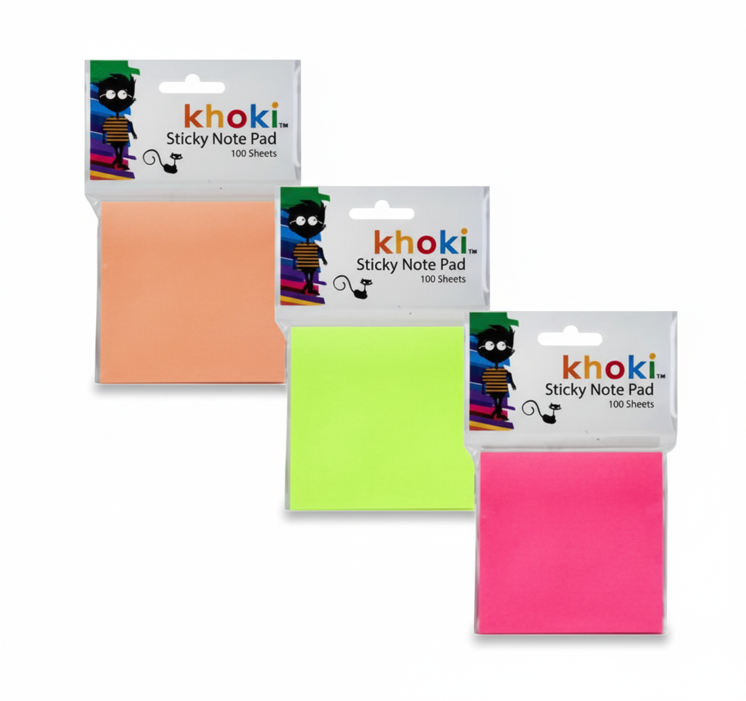 Self Stick Note Pad with 100 Sheets (76 x 76 mm)