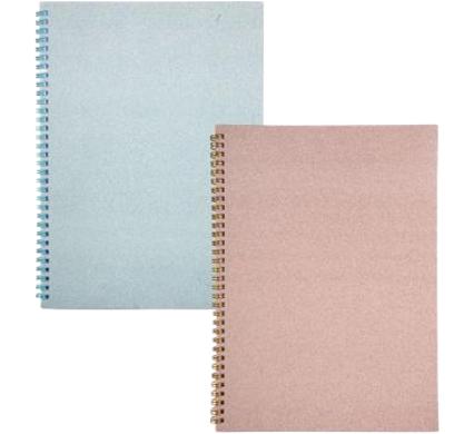 Novelty Notebook Glitter - A4 Size - Spiral Bound - 80 Pages