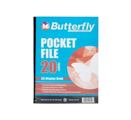 File Display Book - Plastic - A3 - 20 Pages