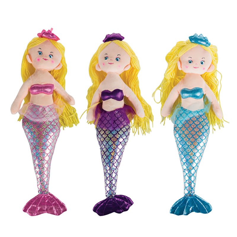 Mermaid plush hot sale bulk