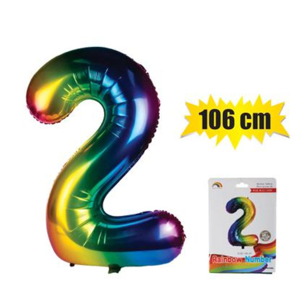 Ballon 2 ans aluminium