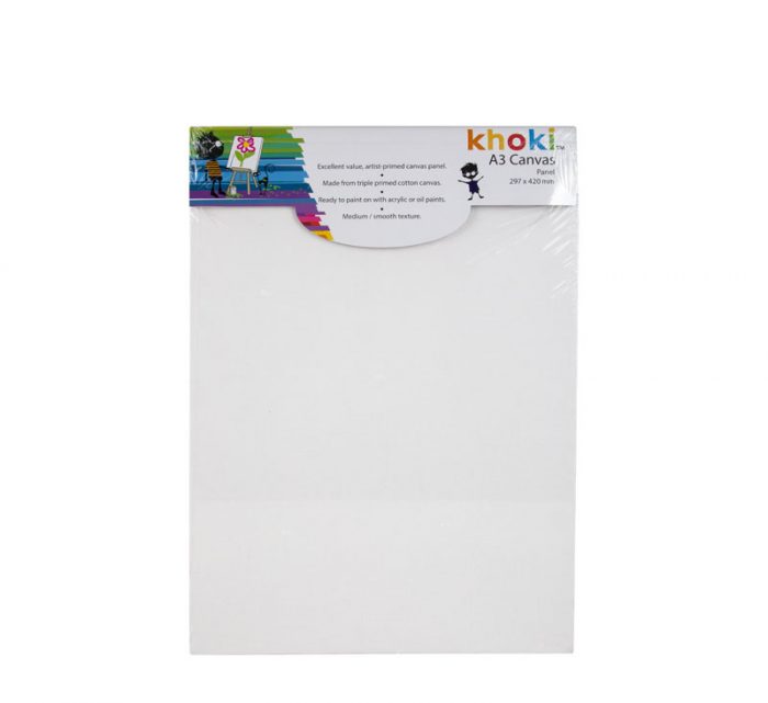 Bulk Pack 5 x Art & Craft Canvas Panel A3